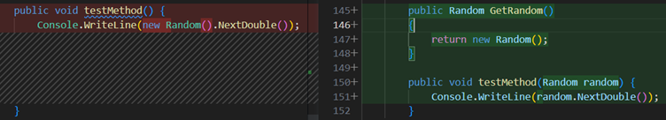 Introduce parameter into extracted method example