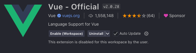 Vue - Official extension