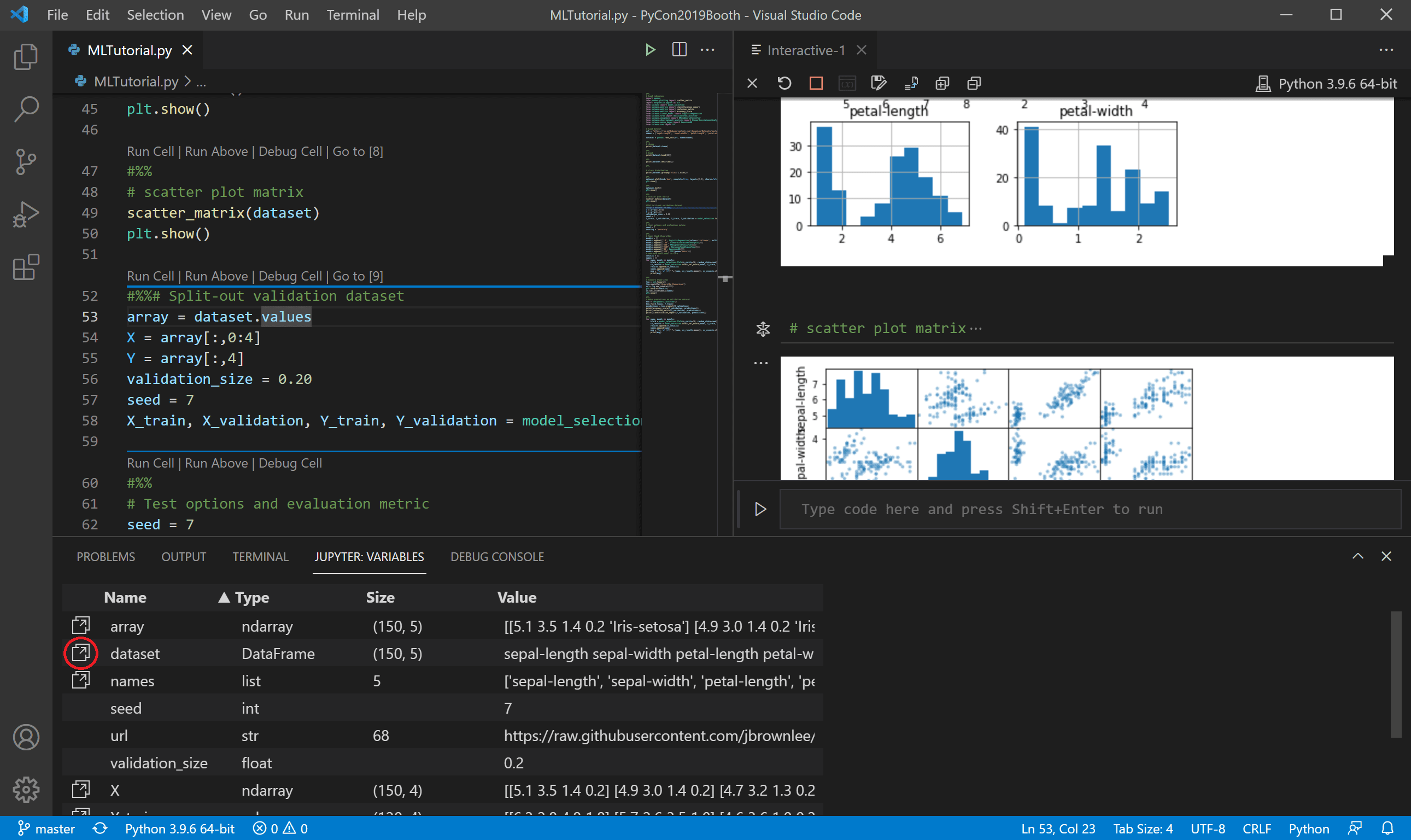 Variables Explorer