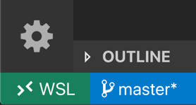 WSL Status Bar Item