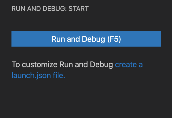 Simplified initial Debug view